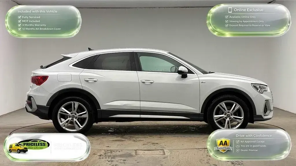 Used Audi Q3 Sportback S-Line 2020 White SUV