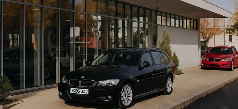 Black Used 2009 BMW 318 Estate | £1,950 (Good price) - Image 1/4