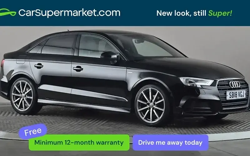Usado Audi A3 Black Edition 150 CV (110 kW) 2018 Berlina