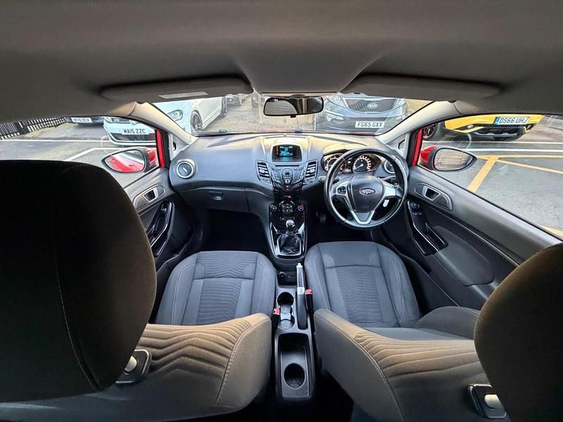 Used Ford Fiesta Zetec 2013 Red Hatchback