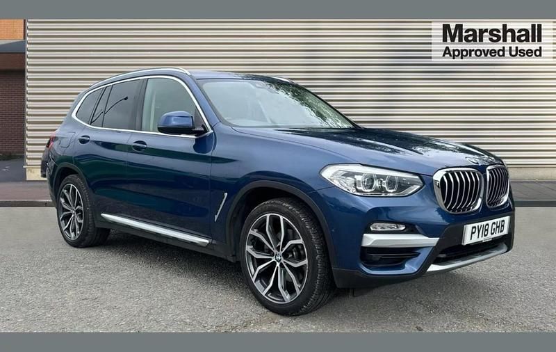 Blue Used 2018 BMW X3 xLine SUV | £19,015 (A bit pricey) - Image 1/4