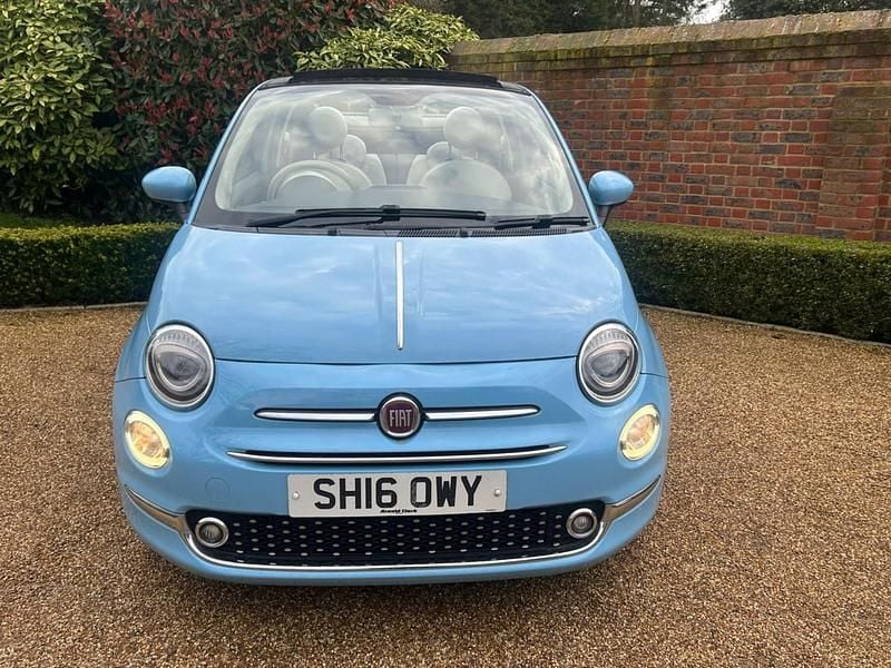 Used Fiat 500C Lounge 2016 Blue Cabriolet