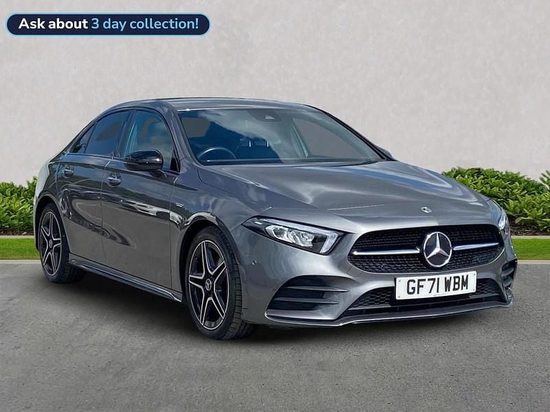 Grey Used 2022 Mercedes A200 AMG Line Premium Sedan | £23,599 (A bit pricey) - Image 1/4
