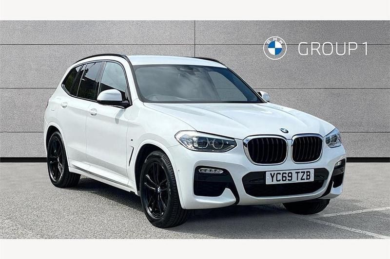 White Used 2019 BMW X3 M Sport SUV | £26,895 (Good price) - Image 1/4