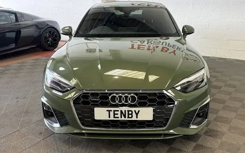 Used Audi A5 Sportback S-Line 204 HP (150 kW) 2023 Green Hatchback