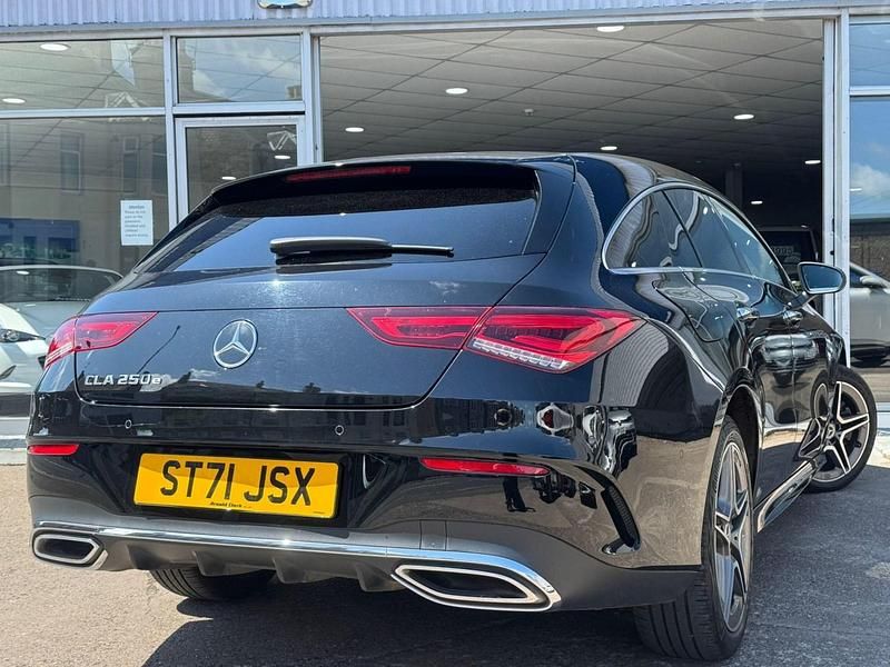 Used Mercedes CLA250e Shooting Brake AMG line 218 HP (160 kW) 2021 Black Estate