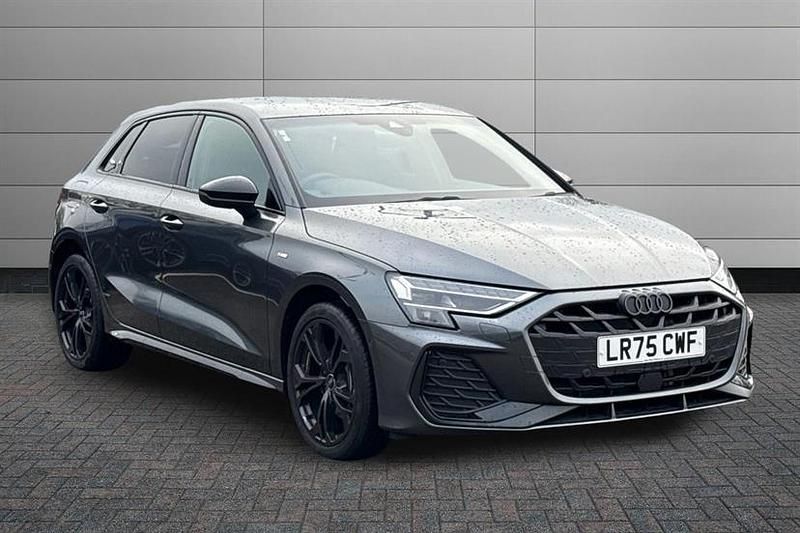 Daytona grey Used 2025 Audi A3 e-tron Black Edition Hatchback | £31,695 (Fair price) - Image 1/3