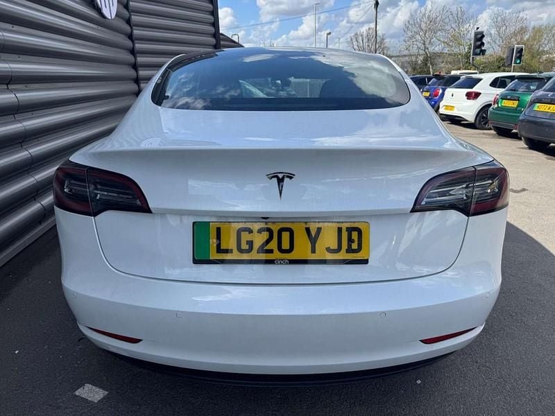 Used Tesla Model 3 Standard Range 366 kW (498 HP) 2020 White Sedan