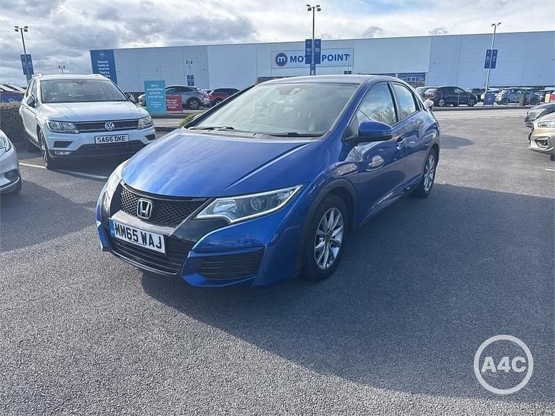 Used Honda Civic S 2015 Blue Hatchback