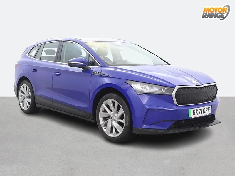 Blue Used 2021 Skoda Enyaq iV Loft SUV | £19,895 (Fair price) - Image 1/4