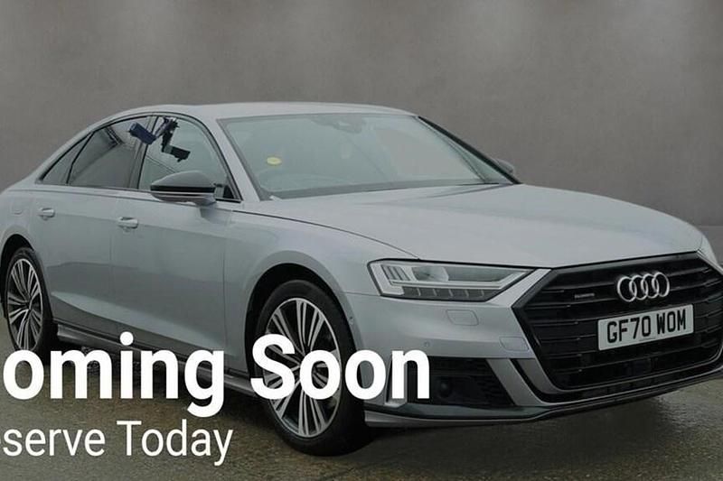 Used Audi A8 Black Edition 286 HP (210 kW) 2020 Silver Sedan