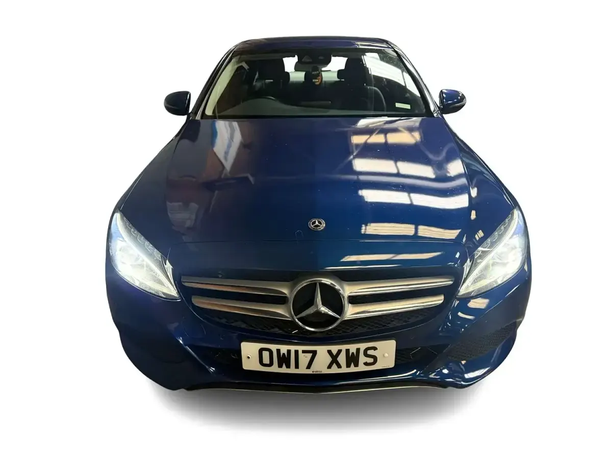 Used Mercedes C220 2017 Blue Sedan