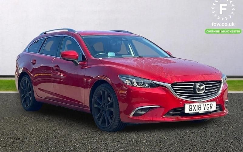 Usado Mazda 6 Inclusive 175 HP (128 kW) 2018 Vermelho Carrinha