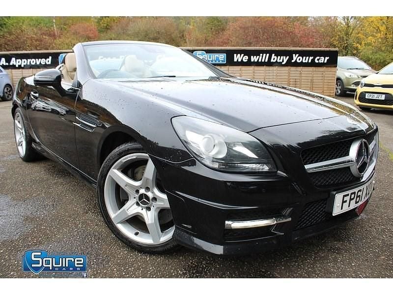 Black Used 2011 Mercedes SLK200 Sport Edition Cabriolet | £6,696 (Fair price) - Image 1/3