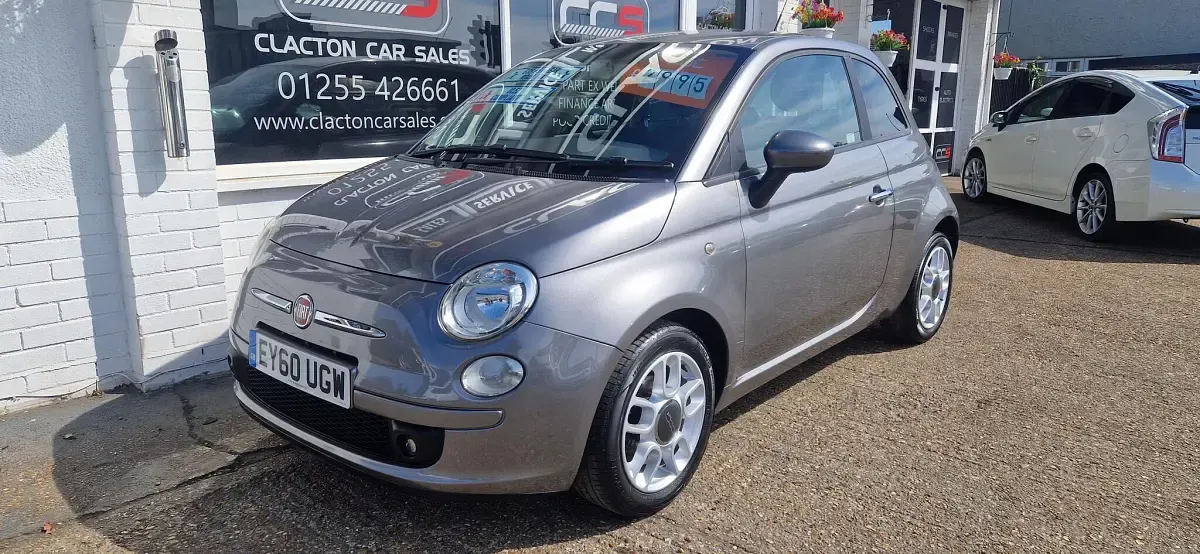 Used Fiat 500 S 69 HP (50 kW) 2010 Grey Hatchback