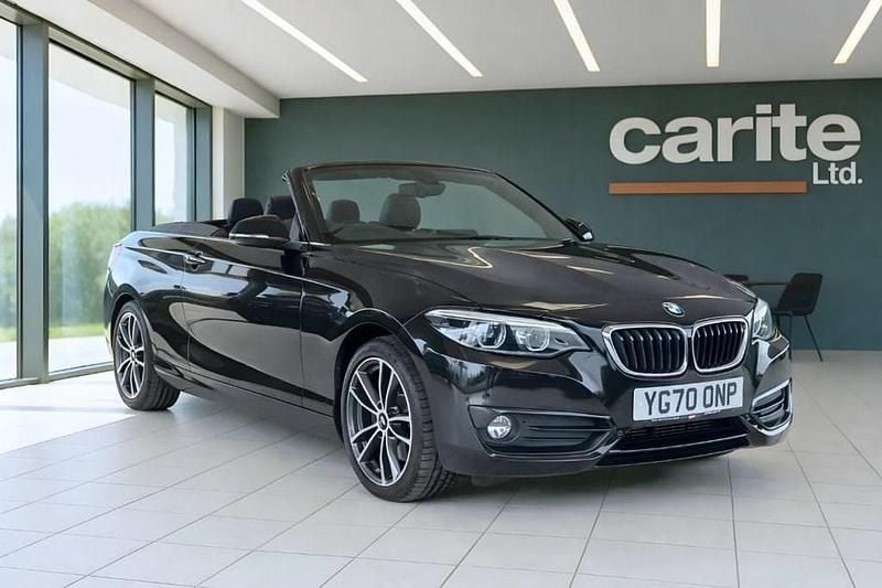 Used BMW 220 Sport Line 2020 Black Cabriolet