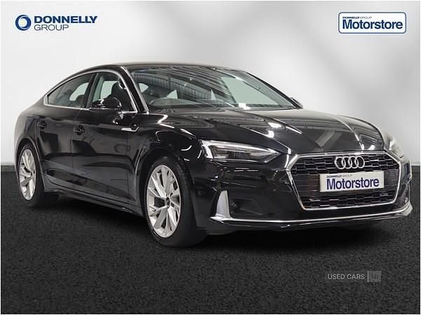 Black Used 2023 Audi A5 Sport Hatchback | £27,695 (Fair price) - Image 1/4