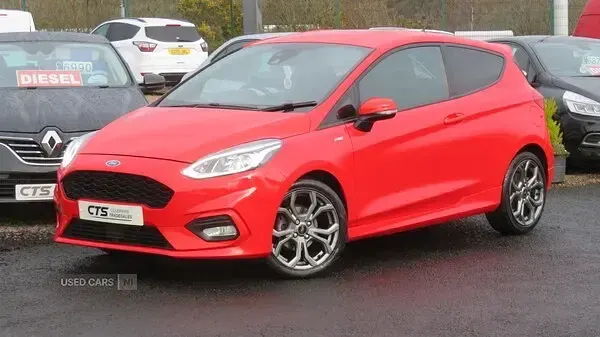 Used Ford Fiesta ST-Line 100 HP (73 kW) 2018 Red Hatchback