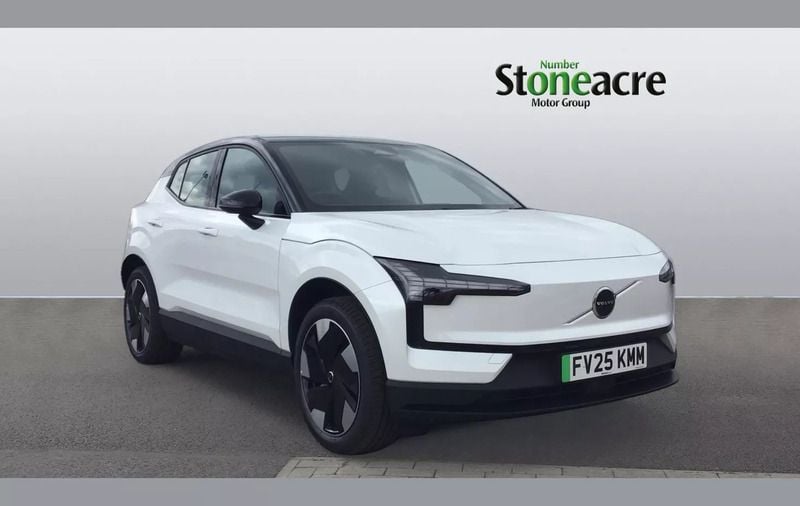 White New 2025 Volvo EX30 Plus SUV | £34,999 (Super price) - Image 1/4