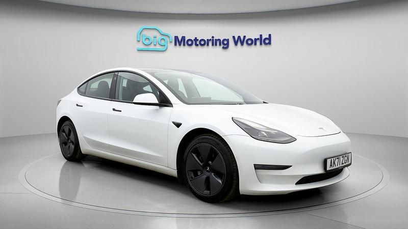Used Tesla Model 3 Long Range AWD 366 kW (498 HP) 2021 White Sedan