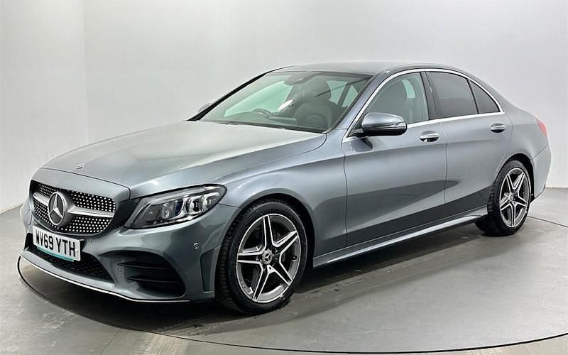 Used Mercedes C200 AMG Line Premium 184 HP (135 kW) 2019 Grey Sedan