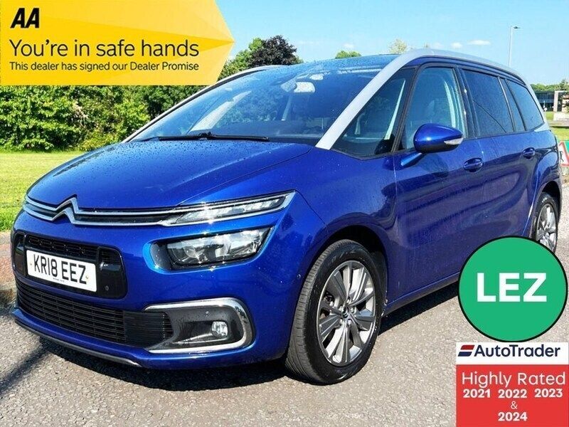 Blue Used 2018 Citroën Grand C4 Picasso Flair MPV | £7,995 (Good price) - Image 1/3