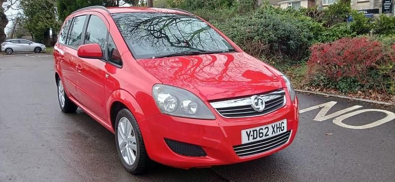 Used Vauxhall Zafira 2012 Red MPV
