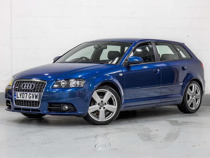 Used Audi A3 S-Line 2007 Blue Hatchback