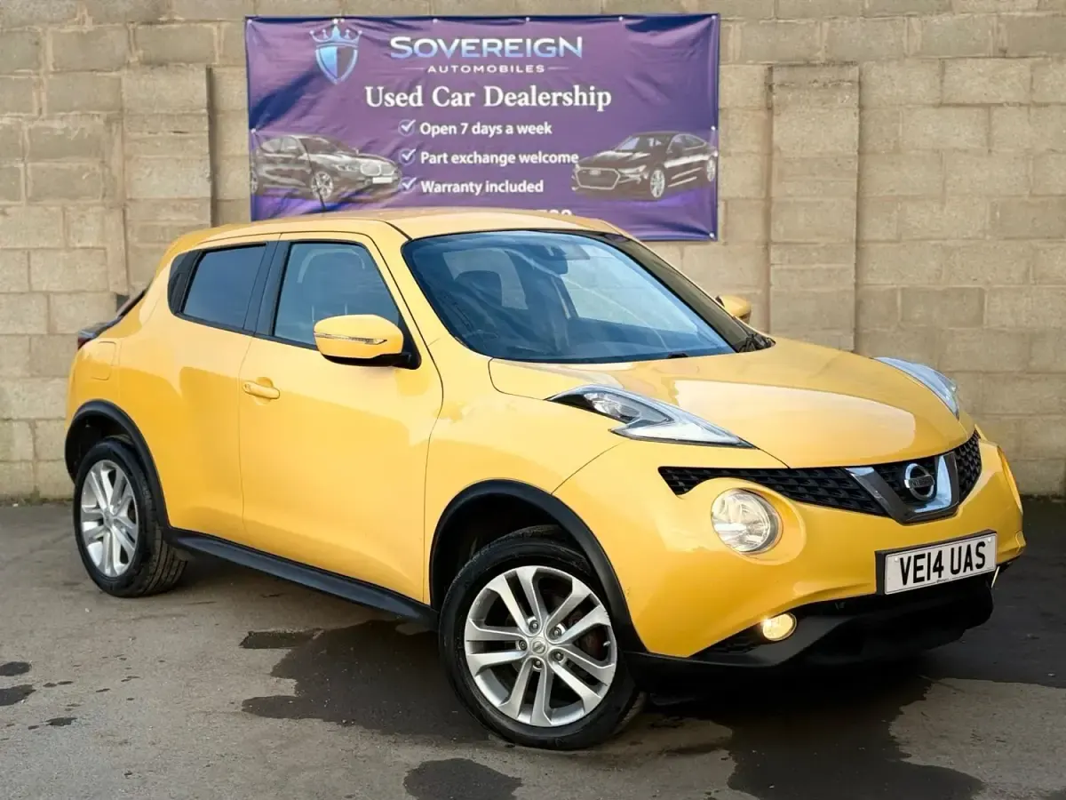 Używany Nissan Juke Acenta Premium 110 KM (80 kW) 2014 Żółty SUV