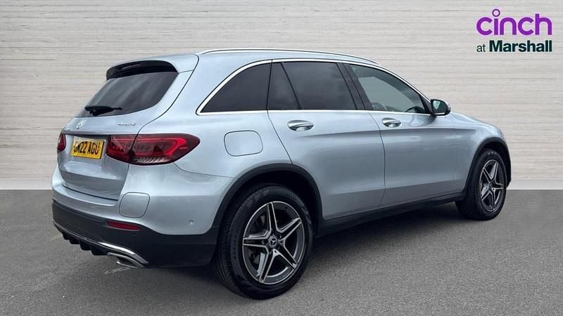 Used Mercedes GLC300e AMG line 320 HP (235 kW) 2022 Silver  SUV