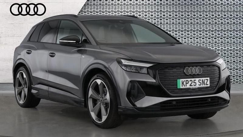 Grey Used 2025 Audi Q4 e-tron Black Edition SUV | £31,817 (Super price) - Image 1/4