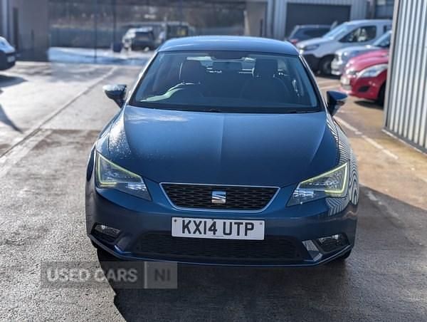 Used Seat Leon SE 125 HP (91 kW) 2014 Blue Hatchback