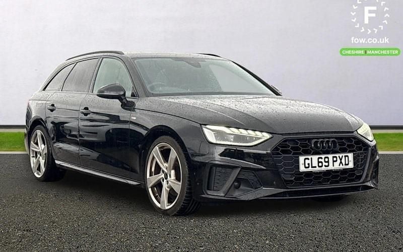 Used Audi A4 S-Line 190 HP (139 kW) 2019 Black Estate