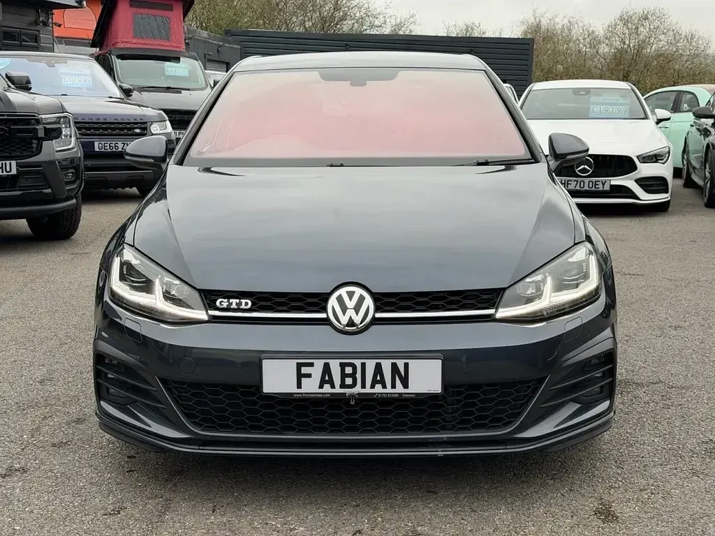 Used VW Golf VII GTD 184 HP (135 kW) 2018 Blue Hatchback