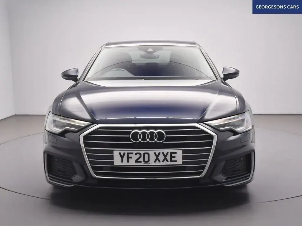 Used Audi A6 S-Line 204 HP (150 kW) 2020 Blue Sedan