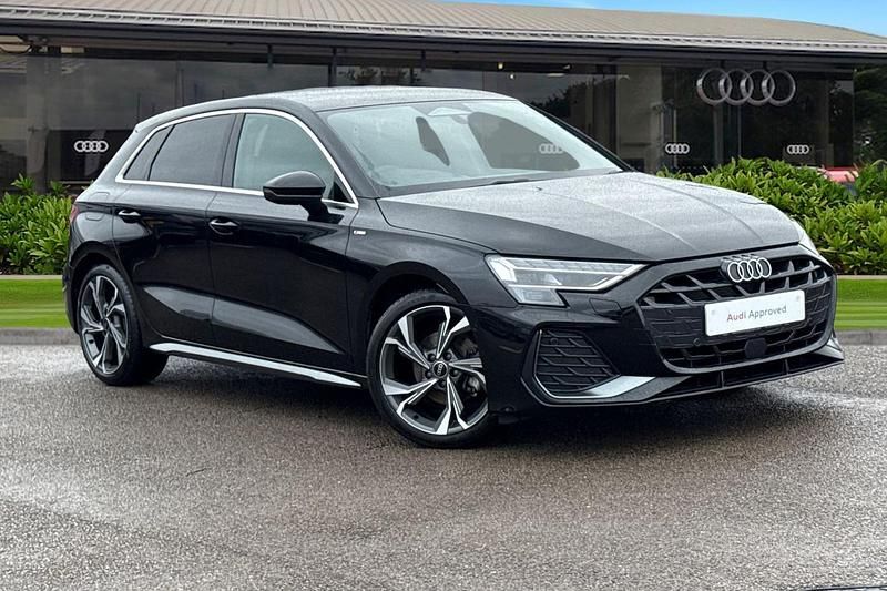 Used Audi A3 S-Line 150 HP (110 kW) 2025 Black Hatchback