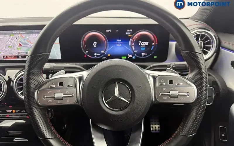 Used Mercedes E250 AMG line 218 HP (160 kW) 2023 Red Sedan