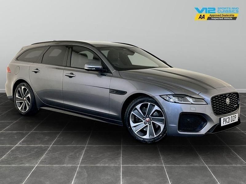 Grey Used 2021 Jaguar XF R-Dynamic Sedan | £16,295 (Expensive) - Image 1/2