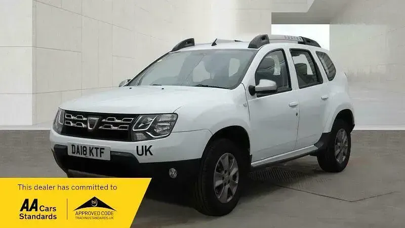 Used Dacia Duster 123 HP (90 kW) 2018 White SUV