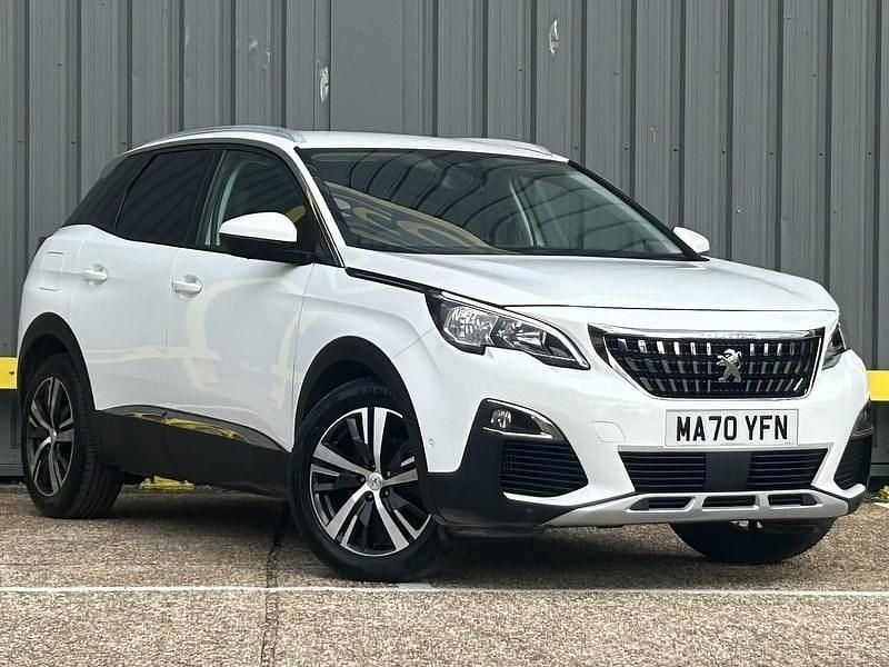 White Used 2020 Peugeot 3008 Allure Hatchback | £12,577 (Fair price) - Image 1/4