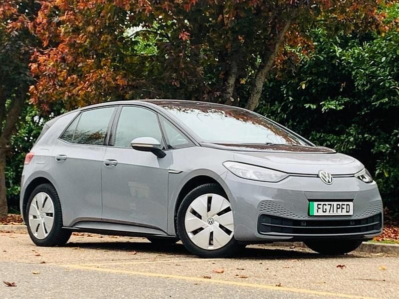 Used VW ID.3 Pure 110 kW (150 HP) 2021 Grey Hatchback