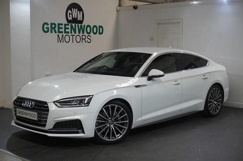White Used 2019 Audi A5 Sportback S-Line Hatchback | £14,790 (Good price) - Image 1/4