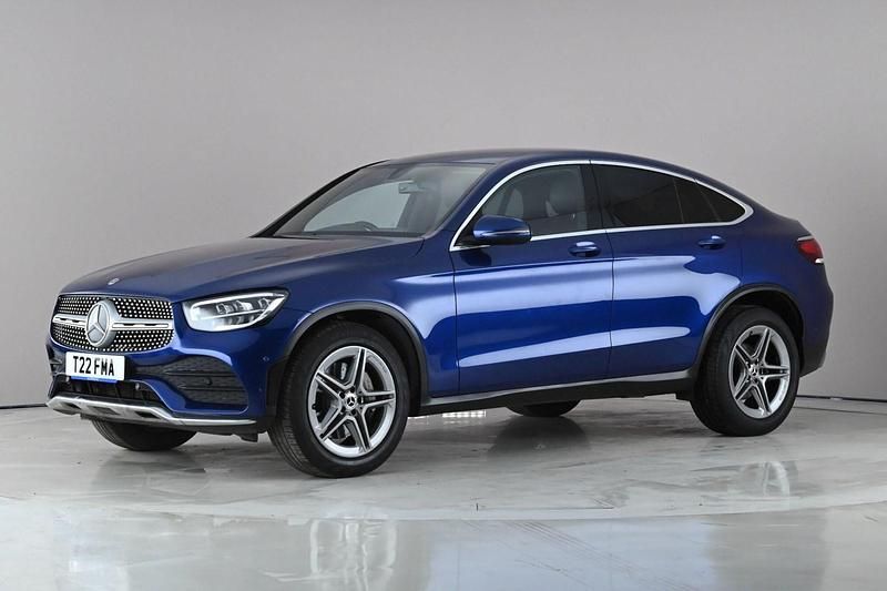 Used Mercedes GLC300 AMG line 2020 Blue Coupe