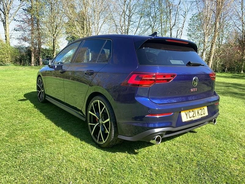 Used VW Golf VII GTI 2021 Blue Hatchback