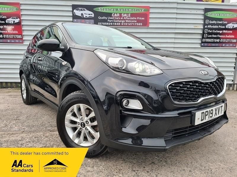 Black Used 2019 Kia Sportage SUV | £9,990 (Good price) - Image 1/4