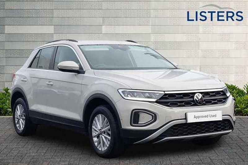 Grey Used 2023 VW T-Roc Life SUV | £21,273 (A bit pricey) - Image 1/4