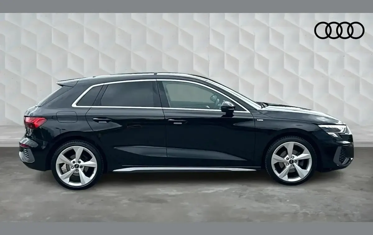 Used Audi A3 S-Line 110 HP (80 kW) 2023 Black Sedan