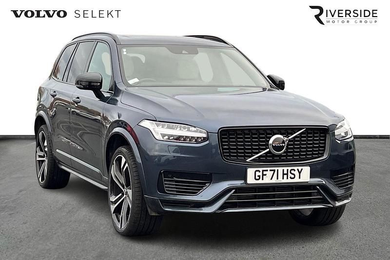 Denim blue Used 2021 Volvo XC90 R-Design SUV | £35,690 (Fair price) - Image 1/4
