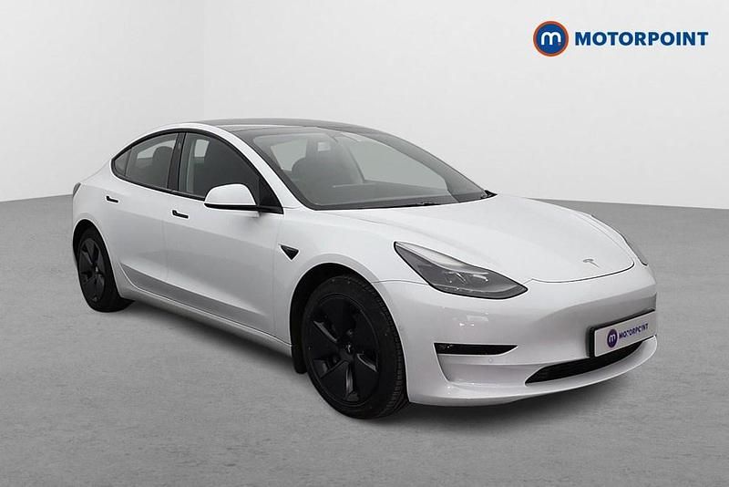 White Used 2021 Tesla Model 3 Long Range AWD Sedan | £17,899 (Fair price) - Image 1/4