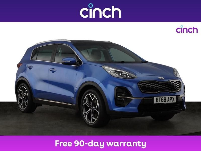 Blue Used 2018 Kia Sportage GT-Line S SUV | £14,999 (Fair price) - Image 1/3